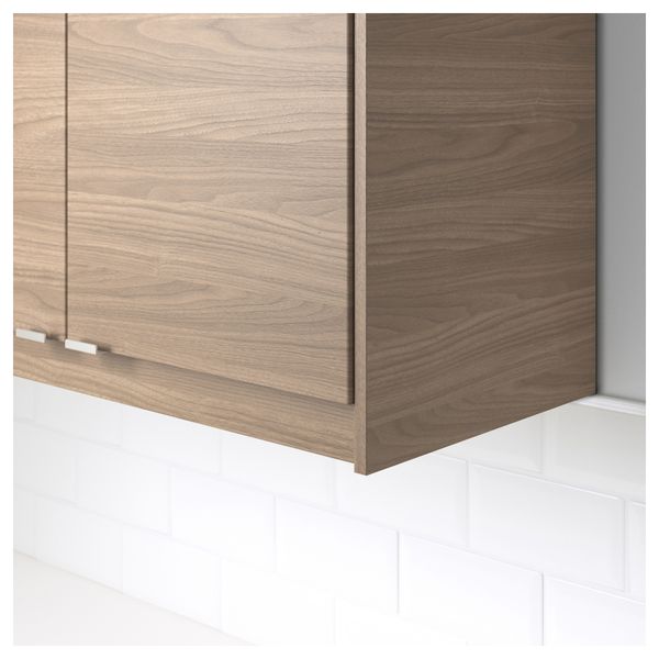 Карниз декоративный закругленный БРОКХУЛЬТ, под грецкий орех светло-серый (221 см) - фото 3