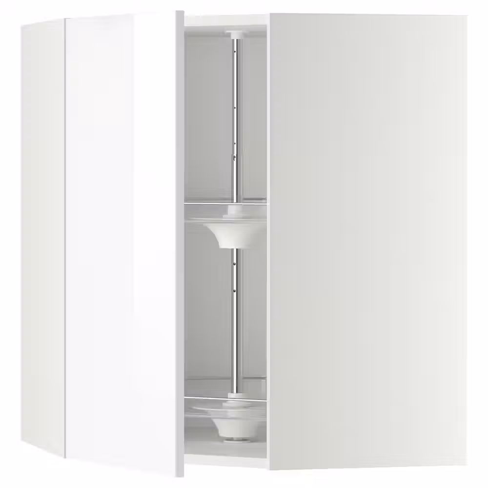 METOD Угл нвсн шкф с вращающ секц - белый/Ringhult белый 68x80 см - фото 1