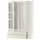 METOD / MAXIMERA Навесной шкаф/2 стекл двери/2 ящика