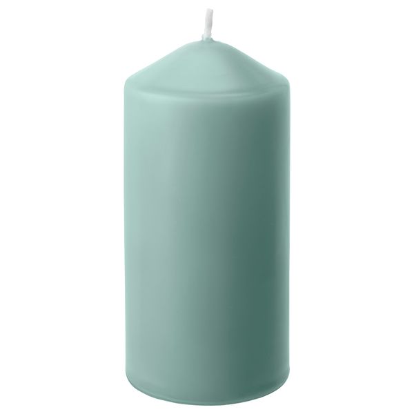 Неароматическая свеча формовая ДАГЛИГЕН, светло-зеленый (14 см) - фото 1