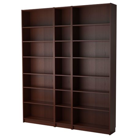 Стеллаж БИЛЛИ, классический коричневый (200x237x28 см)