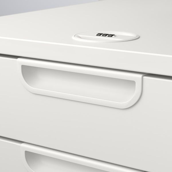 Тумба с ящиками на колесах, белый 45x55 см IKEA GALANT ГАЛАНТ 603.651.72 - фото 4