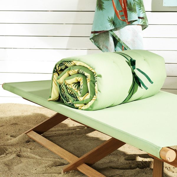 Подстилка на шезлонг, орнамент «пальма» желтый 190x60 см IKEA СОЛБЛЕКТ 404.605.23 - схема-чертеж с размерами