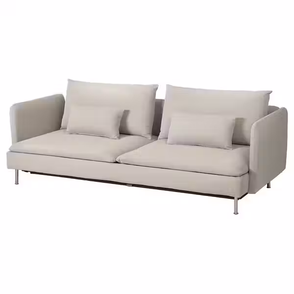 SÖDERHAMN 3-местный диван-кровать - фридтуна светло-бежевый - фото 1