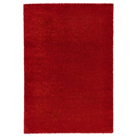 Ковер, длинный ворс ОДУМ, ярко-красный (170x240 см)