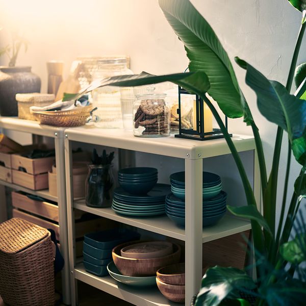 KOLBJÖRN Стеллаж д/дома/сада - бежевый 80x81 см - фото 3