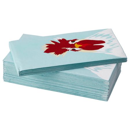 Салфетка бумажная, разные цвета 38x38 см IKEA ЭМНГОД 804.633.60