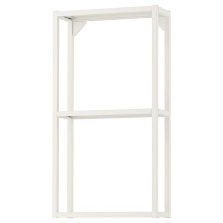 ENHET Навесной каркас с полками - белый 40x15x75 см