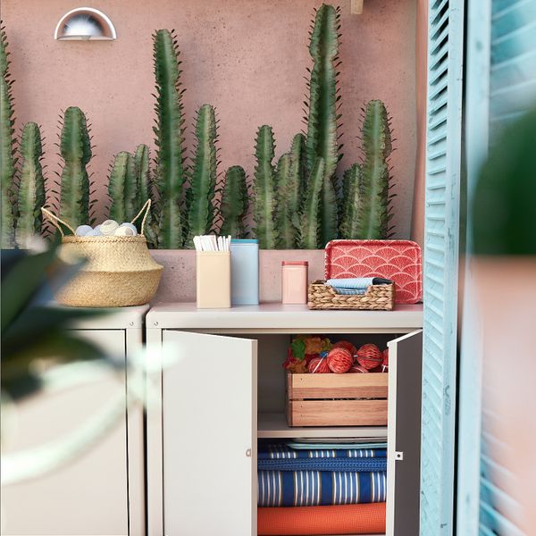 Шкаф для/дома/сада, бежевый 80x161 см IKEA KOLBJÖRN КОЛЬБЬЁРН 994.176.03 - фото 4