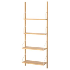 Комбинация полок, бамбук 66x25x176 см IKEA SVALNÄS СВАЛЬНЭС 992.050.69