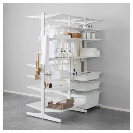 Стойка/ножка/контейнер АЛЬГОТ, белый (147x83x194 см)