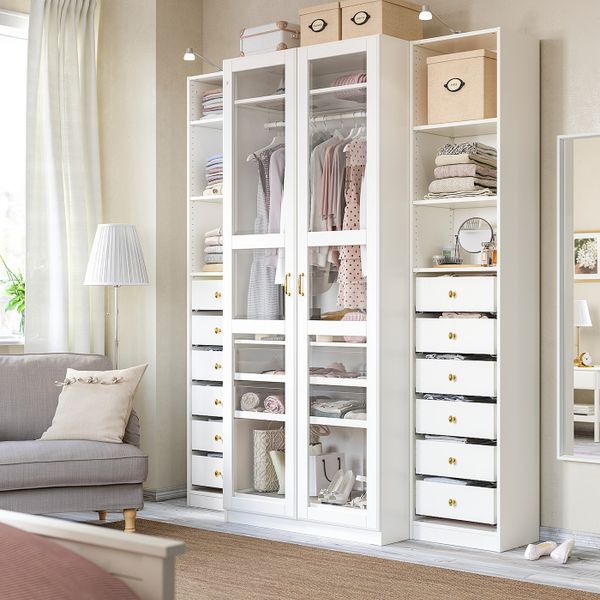 Дверь, белый/стекло 50x229 см IKEA TYSSEDAL ТИССЕДАЛЬ 103.665.84 - фото 2