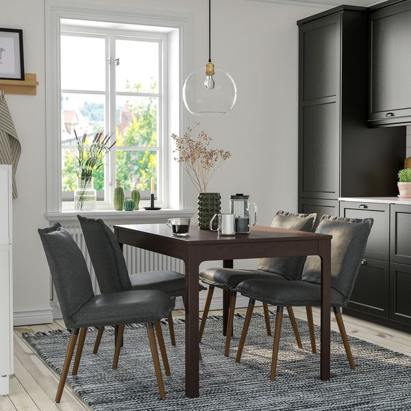 Стол и 4 стула IKEA KLINTEN, EKEDALEN ЛЕН ЭКЕДАЛЕН 195.058.73 - фото 3