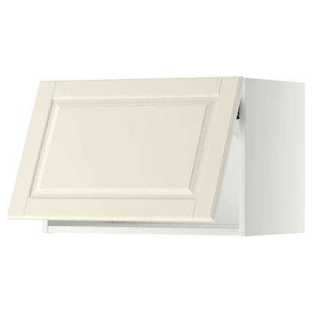 Навесной горизонтальный шкаф, белый/Будбин белый с оттенком 60x40 см IKEA METOD МЕТОД 693.938.68