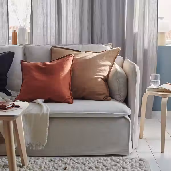 DYTÅG Чехол на подушку - красно-коричневый 50x50 см - фото 2