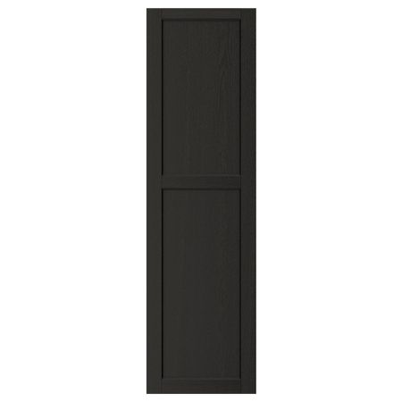 Дверь, черная морилка 40x140 см IKEA LERHYTTAN ЛЕРХЮТТАН 103.564.91