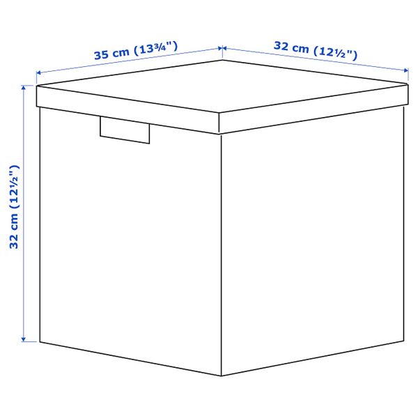 Упаковка 7 из 6 для IKEA - схема-чертеж с размерами