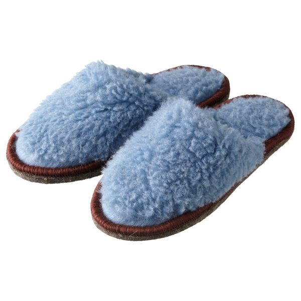 Тапочки ФЕГЕН, голубой - схема-чертеж с размерами