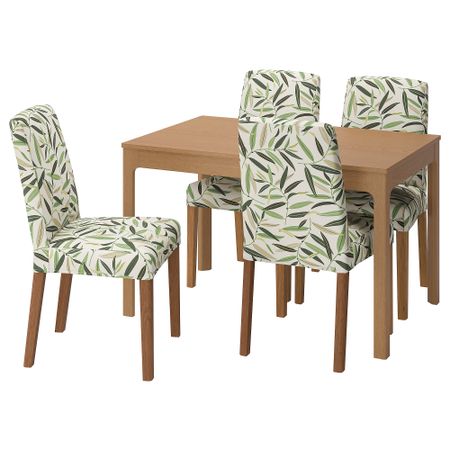Стол и 4 стула, 120, 180 cm IKEA BERGMUND БЕРГМУНД, EKEDALEN ЛЕН ЭКЕДАЛЕН 394.084.75
