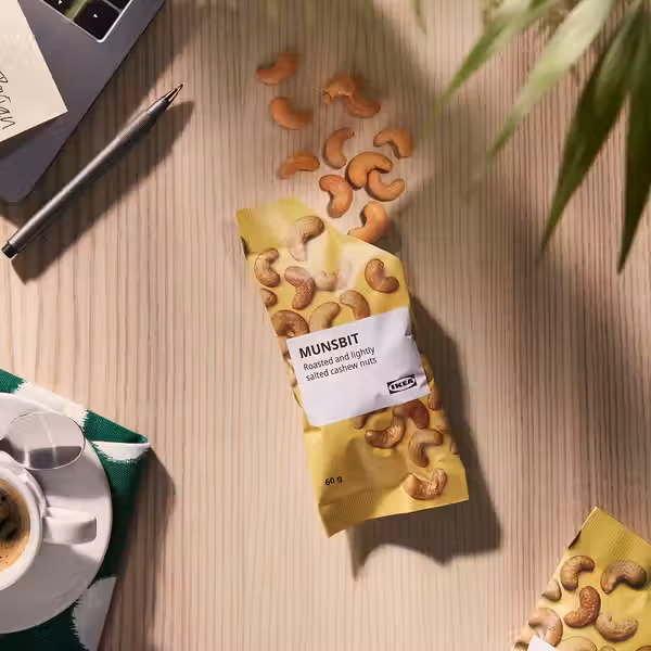 MUNSBIT Орехи кешью обжаренные - слегка подсоленный 60 гр - фото 3