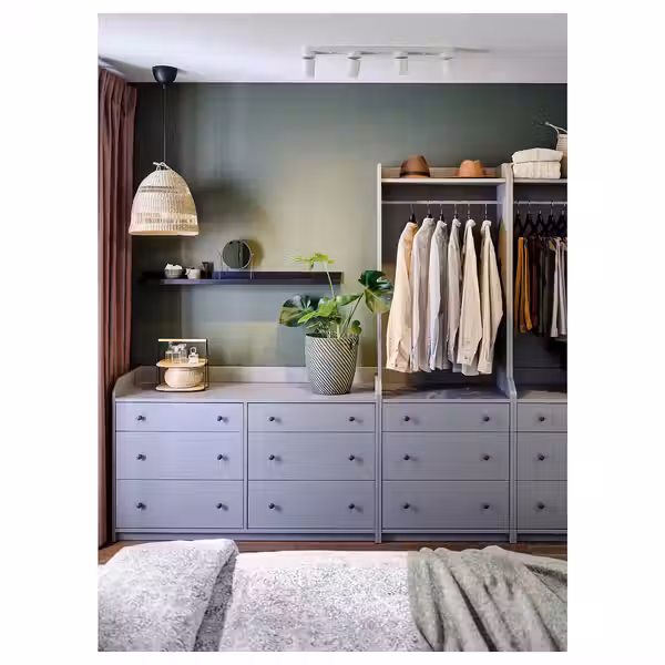 NYMÅNE Потолочный софит, 4 ламп - белый - фото 4