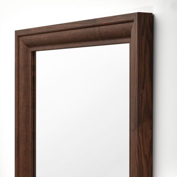 Зеркало, под ясень, коричневый, 65x85 см IKEA TOFTBYN ТОФТБЮН 904.856.39 - схема-чертеж с размерами