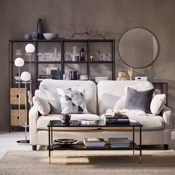 SIMRISHAMN Светильник напольный - хромированный/молочный стекло - фото 4