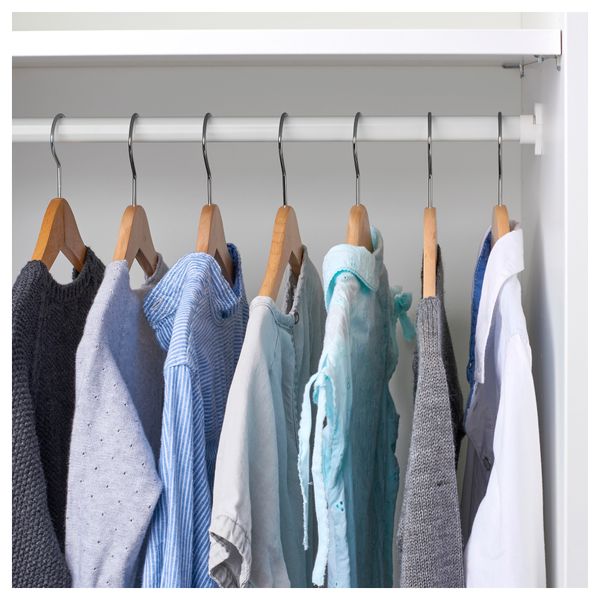 Штанга платяная СТУВА ГРУНДЛИГ, белый - схема-чертеж с размерами