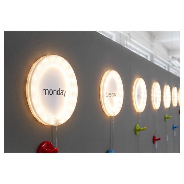 Рама со светодиодной подсветкой ЮСНИНГ, белый (24 см) - фото 3