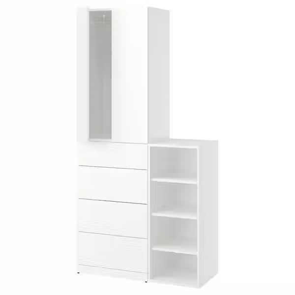 LASTARE ЛАСТАРЕ Комбинация д/хранения - белый 100x42x200 см - фото 1