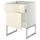 Напольный шкаф с ящиком, дверью МЕТОД / МАКСИМЕРА, белый, Рингульт кремовый