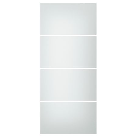 4 панели для рамы раздвижной дверцы, белый под бумагу, 100x236 см IKEA SVARTISDAL СВАРТИСДАЛЬ 604.735.72