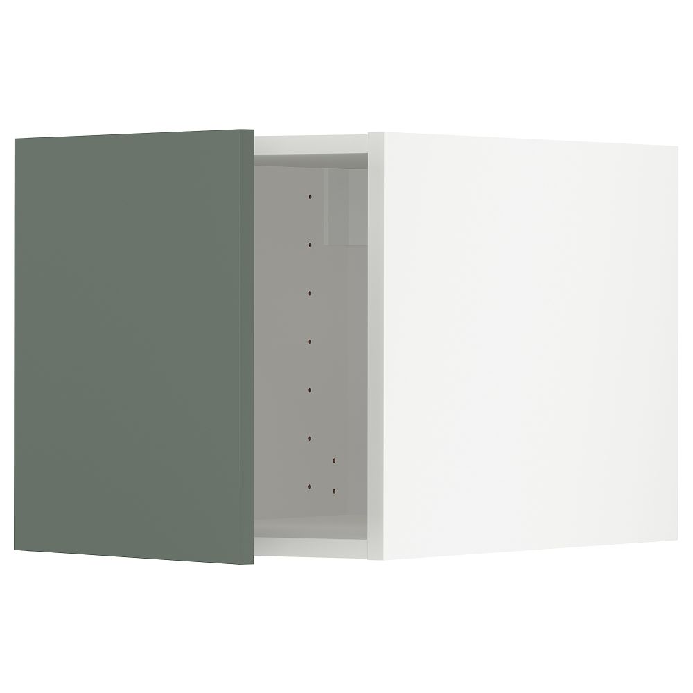 Верхний шкаф, белый, Bodarp серо-зеленый, 40x40 см IKEA METOD МЕТОД 794.700.45 - фото 1