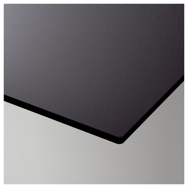 Столешница ГЛАСХОЛЬМ, стекло, черный (99x52 см) - схема-чертеж с размерами