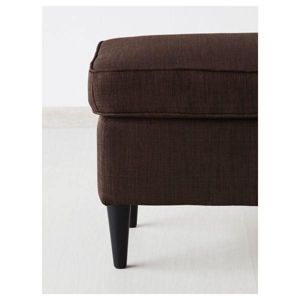 Табурет для ног СТРАНДМОН, Шифтебу коричневый - схема-чертеж с размерами