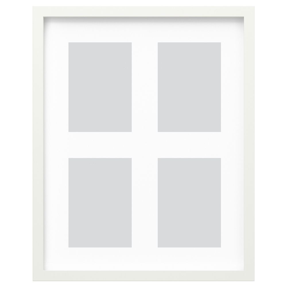 Рама для 4 картин, белый, 40x50 см IKEA RÖDALM 805.537.37 - фото 1