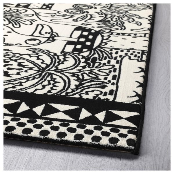 Ковер, короткий ворс СТУНСИГ, Тропики (133x195 см) - схема-чертеж с размерами