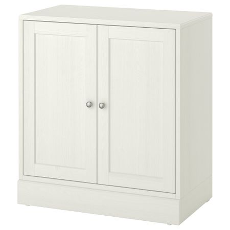 Шкаф с цоколем, 81x47x89 см, белый IKEA HAVSTA ХАВСТА 103.886.23