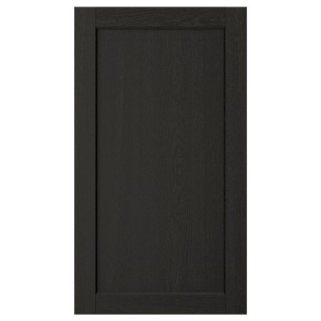 LERHYTTAN Фронт панель для посудом машины - черная морилка 45x80 см