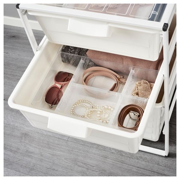 Вставка в ящик АНТОНИУС, прозрачный (37x24x7 см) - фото 2