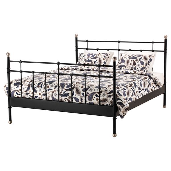 Каркас кровати СВЕЛВИК, черный, Леирсунд - фото 2