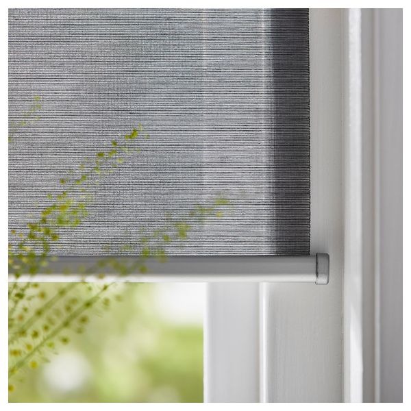 Рулонная штора, беспроводная/с батарейным питанием серый 60x195 см IKEA KADRILJ КАДРИЛЬ 504.081.29 - фото 8