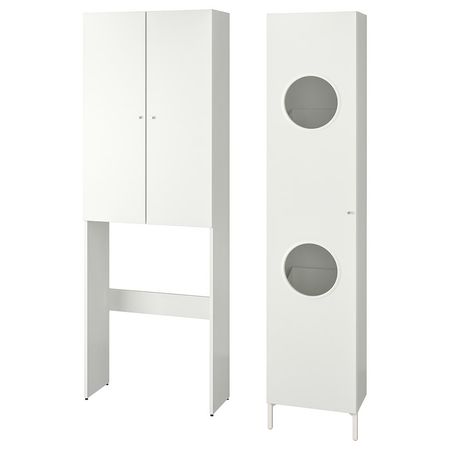 NYSJÖN Комбинация для хранения д/прачечной - белый 105x32x190 см