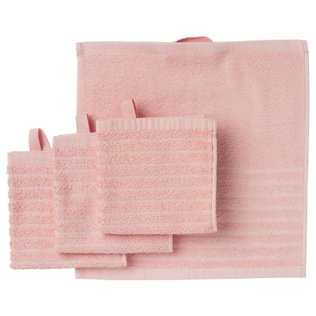 Полотенце, 30x30 см, светло-розовый IKEA VÅGSJÖN ВОГШЁН 104.880.19