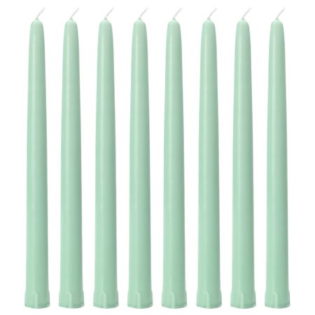 Неароматическая свеча КЛОКХЕТ, светло-зеленый (25 см)