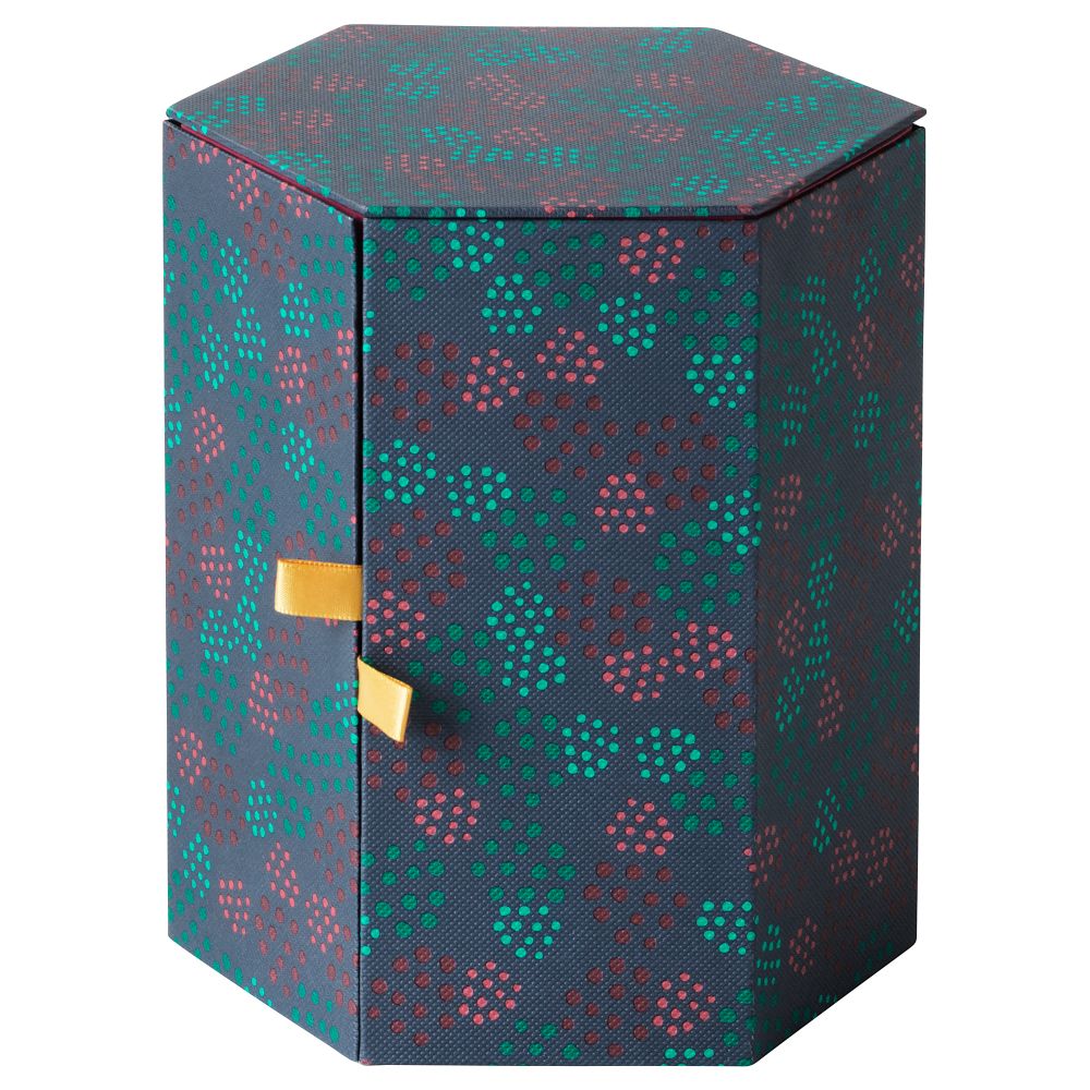 Декоративная коробка АНИЛИНАРЕ, красный, зеленый (14x16 см) - фото 1