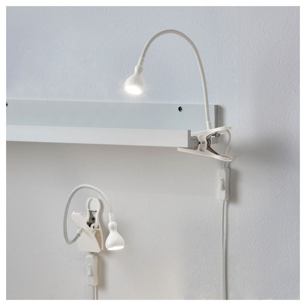 Софит настенный, с зажимом, светодиодная ЯНШО, белый - фото 6