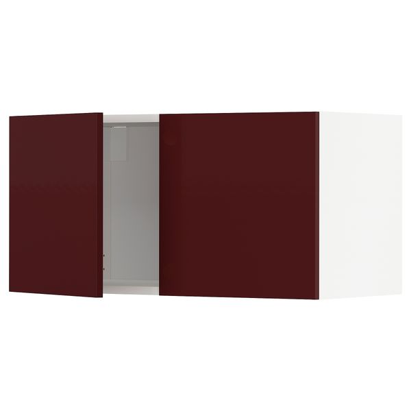 Навесной шкаф с 2 дверцами, 80x40 cm IKEA METOD МЕТОД 794.672.41 - фото 1