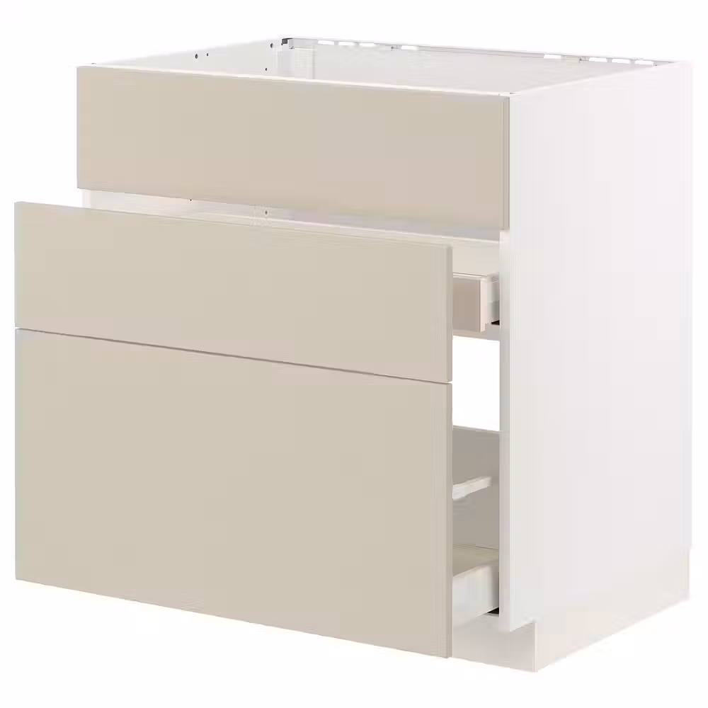 METOD / MAXIMERA Шкаф под мойку+3фасада/2ящика - фото 1