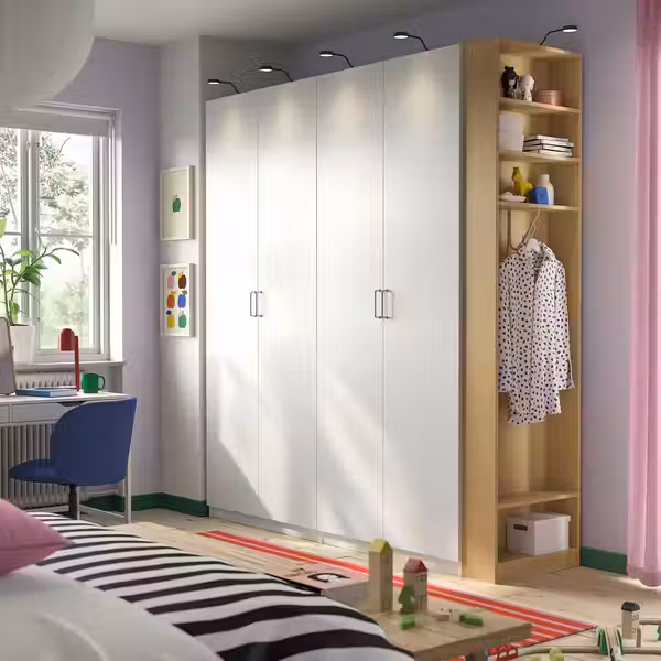 PAX / FORSAND Гардероб, комбинация - схема-чертеж с размерами